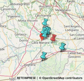 Mappa Via Strada Provinciale per mortara, 27028 San Martino Siccomario PV, Italia (8.52333)