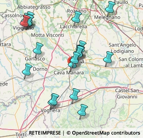 Mappa Via Strada Provinciale per mortara, 27028 San Martino Siccomario PV, Italia (16.5105)
