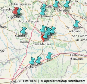 Mappa Via Strada Provinciale per mortara, 27028 San Martino Siccomario PV, Italia (16.5405)