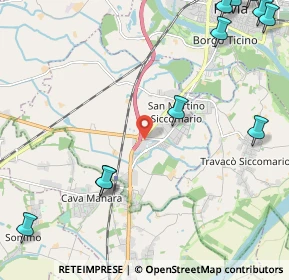 Mappa Via Strada Provinciale per mortara, 27028 San Martino Siccomario PV, Italia (3.27636)