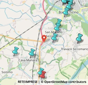 Mappa Via Strada Provinciale per mortara, 27028 San Martino Siccomario PV, Italia (3.0955)