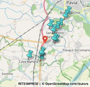 Mappa Via Strada Provinciale per mortara, 27028 San Martino Siccomario PV, Italia (1.57417)