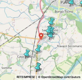Mappa Via Strada Provinciale per mortara, 27028 San Martino Siccomario PV, Italia (2.45273)