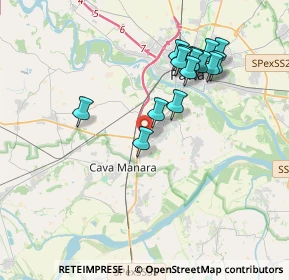 Mappa Via Strada Provinciale per mortara, 27028 San Martino Siccomario PV, Italia (3.60733)