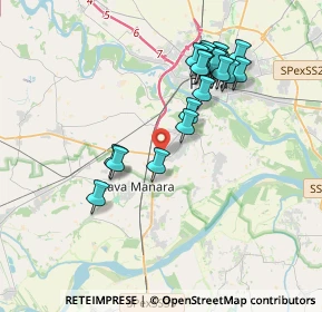Mappa Via Strada Provinciale per mortara, 27028 San Martino Siccomario PV, Italia (3.615)