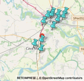 Mappa Via Strada Provinciale per mortara, 27028 San Martino Siccomario PV, Italia (3.69083)