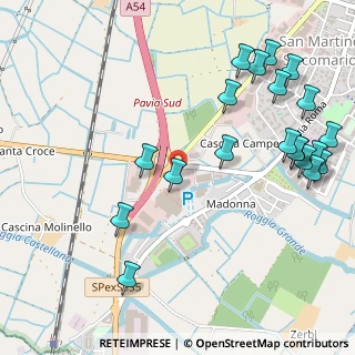 Mappa Via Strada Provinciale per mortara, 27028 San Martino Siccomario PV, Italia (0.656)