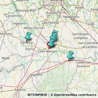 Mappa Via Strada Provinciale per mortara, 27028 San Martino Siccomario PV, Italia (7.875)