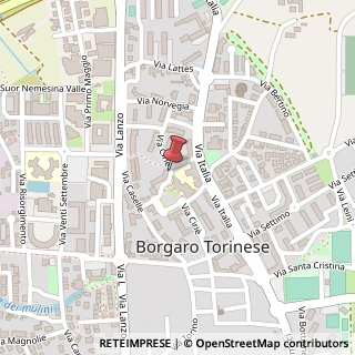 Mappa Via Ciriè, 45, 10071 Borgaro Torinese, Torino (Piemonte)