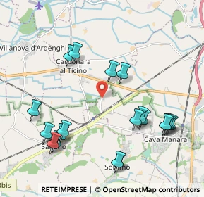 Mappa Cascina Casotti, 27051 Cava Manara PV, Italia (2.3)