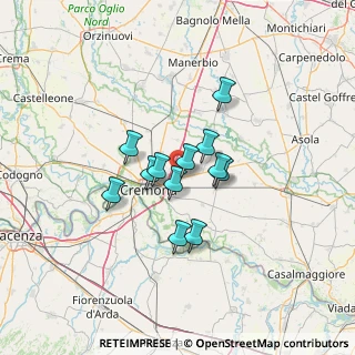 Mappa Centro Commerciale Cremona Due, 26030 Gadesco-pieve Delmona CR, Italia (9.08583)