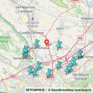 Mappa Via Tetti dell'Oleo, 10071 Borgaro Torinese TO, Italia (5.184)