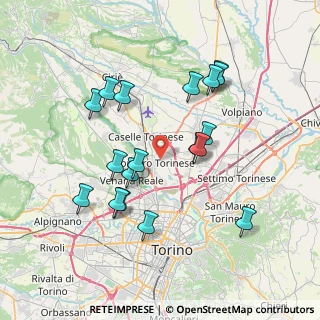 Mappa Via San Maurizio, 10071 Borgaro Torinese TO, Italia (7.29944)