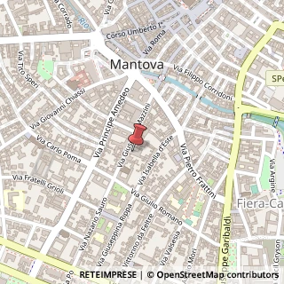 Mappa Via Giuseppe Mazzini, 28, 46100 Mantova, Mantova (Lombardia)