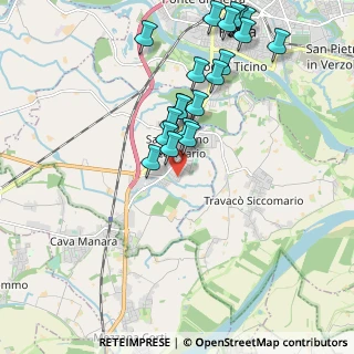 Mappa Via Mons. C. Angelini, 27028 San Martino Siccomario PV, Italia (2.097)
