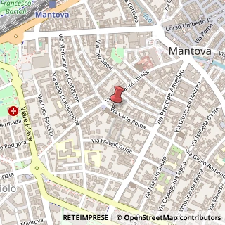 Mappa Via Carlo Poma, 8, 46100 Mantova, Mantova (Lombardia)