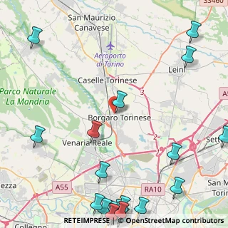 Mappa Via XX Settembre, 10071 Borgaro Torinese TO, Italia (7.0905)