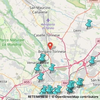 Mappa 10071 Borgaro Torinese TO, 10071 Borgaro torinese TO, Italia (7.051)
