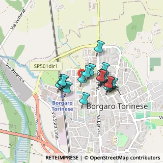 Mappa Via Savant, 10071 Borgaro Torinese TO, Italia (0.284)
