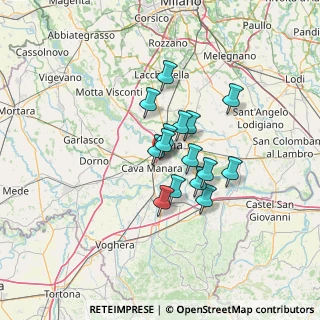 Mappa Via Generale Carlo Alberto Dalla Chiesa, 27028 San Martino Siccomario PV, Italia (9.176)