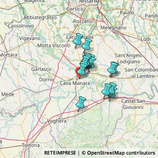 Mappa Via Generale Carlo Alberto Dalla Chiesa, 27028 San Martino Siccomario PV, Italia (9.296)