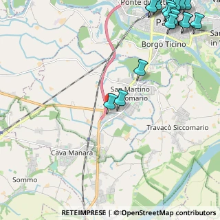 Mappa Via del Commercio, 27028 Pavia PV, Italia (3.56667)