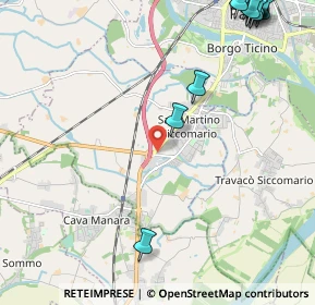 Mappa Via del Commercio, 27028 Pavia PV, Italia (3.549)