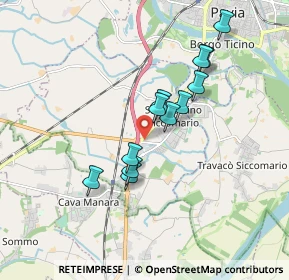 Mappa Via del Commercio, 27028 San Martino Siccomario PV, Italia (1.50917)
