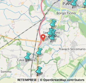 Mappa Via del Commercio, 27028 San Martino Siccomario PV, Italia (2.42273)