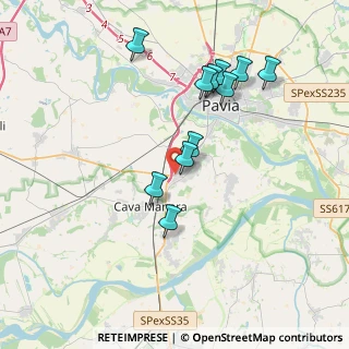 Mappa Via del Commercio, 27028 Pavia PV, Italia (3.60091)