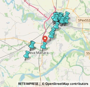 Mappa Via del Commercio, 27028 San Martino Siccomario PV, Italia (3.532)