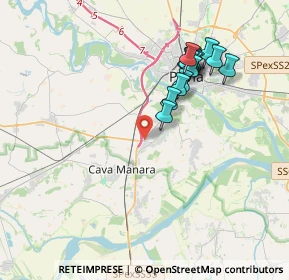 Mappa Via del Commercio, 27028 San Martino Siccomario PV, Italia (3.63333)