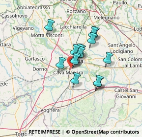 Mappa Via del Commercio, 27028 Pavia PV, Italia (9.142)
