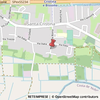 Mappa Via Roma, 21, 27010 Santa Cristina e Bissone, Pavia (Lombardia)