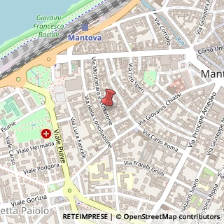 Mappa Via Montanara e Curtatone, 75, 46100 Mantova, Mantova (Lombardia)