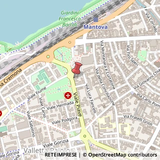 Mappa Viale Piave, 2/a, 46100 Mantova, Mantova (Lombardia)