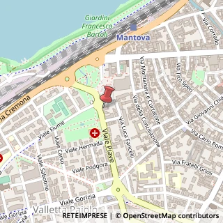 Mappa Viale Piave, 2/A, 46100 Mantova, Mantova (Lombardia)