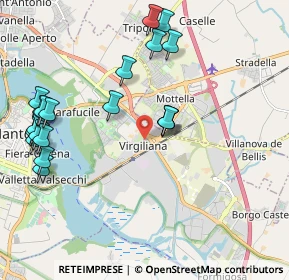 Mappa Strada Villanova de Bellis, 46100 Borgovirgiliana MN, Italia (2.34)