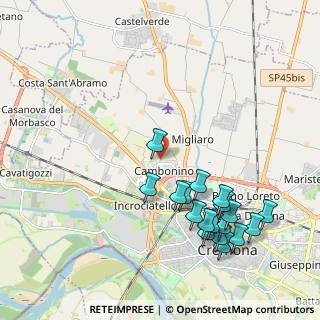 Mappa Via Colombi Bordè Francesco, 26100 Cremona CR, Italia (2.29667)