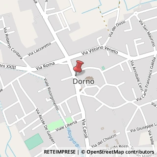 Mappa Via Guglielmo Marconi, 42, 27020 Dorno, Pavia (Lombardia)