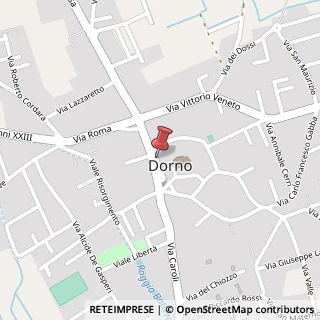 Mappa Piazza Giuseppe Bonacossa, 1, 27020 Dorno, Pavia (Lombardia)