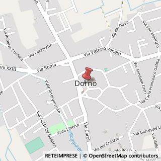 Mappa Piazza Don Luigi Galassi, 5, 27020 Dorno, Pavia (Lombardia)