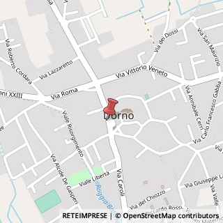 Mappa Via Guglielmo Marconi, 59, 27020 Dorno, Pavia (Lombardia)