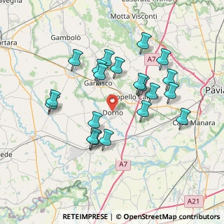 Mappa Bar Commercio, 27020 Dorno PV, Italia (7.075)
