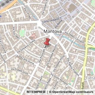 Mappa Via Principe Amedeo, 26, 46100 Mantova, Mantova (Lombardia)