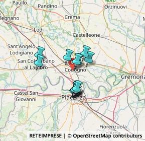 Mappa Via Enrico Mattei, 26861 Codogno LO, Italia (9.22923)