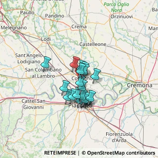 Mappa Via Enrico Mattei, 26861 Codogno LO, Italia (8.815)