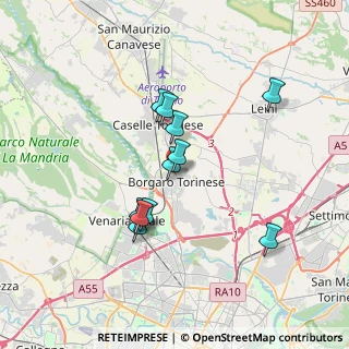 Mappa Via Germania, 10071 Borgaro Torinese TO, Italia (3.01273)