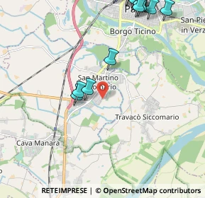 Mappa Via Riccardo Pampuri, 27028 San Martino Siccomario PV, Italia (3.054)