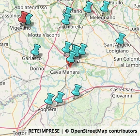 Mappa Via Riccardo Pampuri, 27028 San Martino Siccomario PV, Italia (16.611)